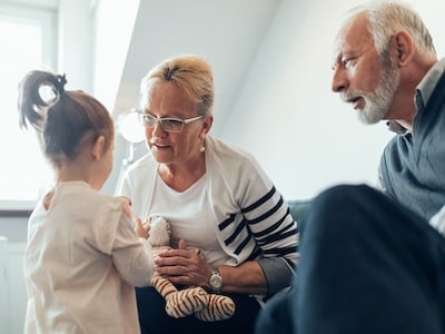 Grandparents provide support to grandchild after learning more about grandparents rights when the parent is in jail